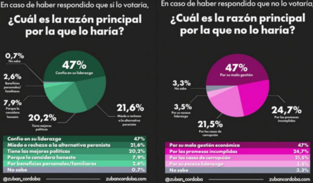 ULTIMA ENCUESTA: muestra que más del 60% no votaría la reelección de Javier Milei y crece el desgaste del Gobierno