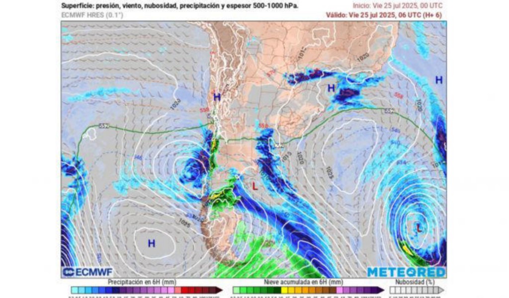 Alerta máxima por un ciclón en Argentina que traerá lluvias abundantes y frío extremo: qué zonas afecta