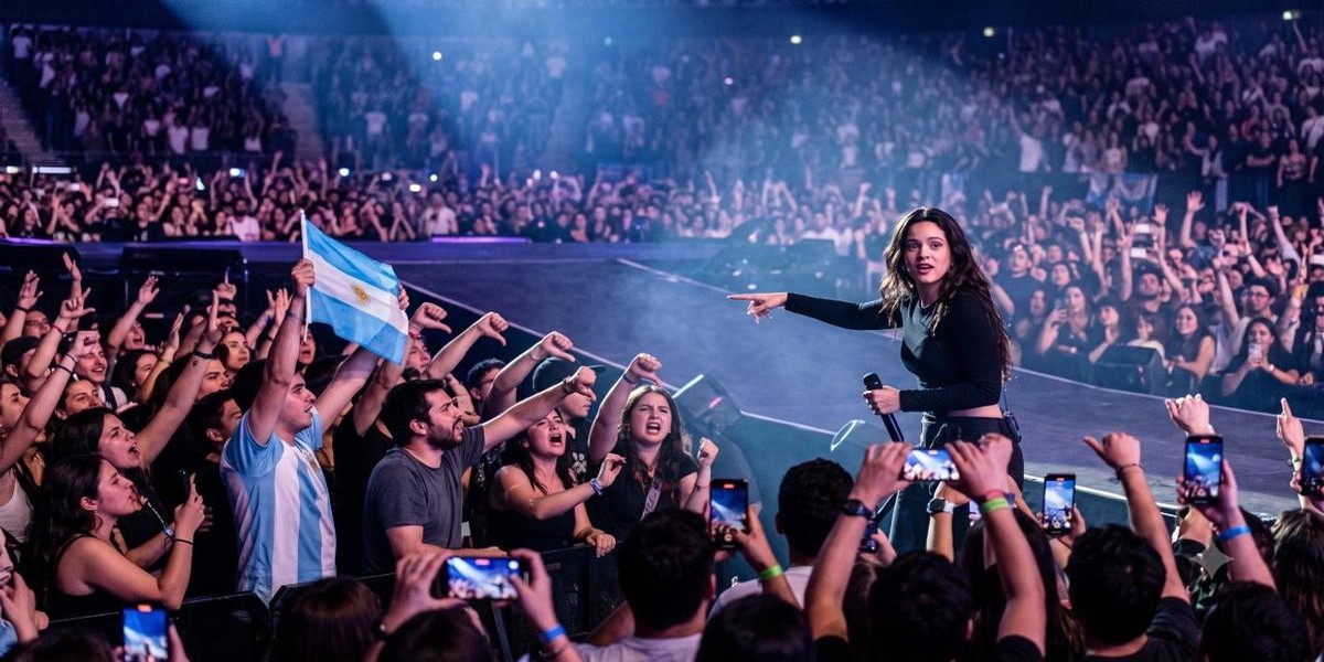 ROSALIA SE CRUZO CON UN ARGENTINO EN CHILE