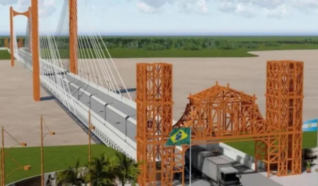 Construyen un mega puente que unirá Argentina con Brasil