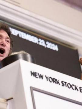 Por qué el mercado reaccionó al discurso de Javier Milei en Wall Street