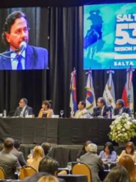 Gustavo Sáenz en el Parlamento del Norte Grande: “Tenemos que ponernos firmes, alzar la voz y pelear por lo que nos corresponde”