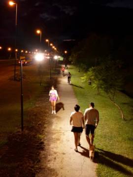 MUNICIPALIDAD DE SALTA: Se instaló nueva luminaria LED en la avenida Patrón C