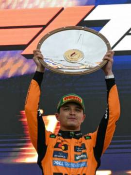 Lando Norris gana el Gran Premio de Fórmula 1 de Australia